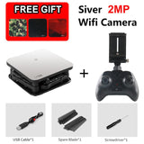 SMRC mini FPV drone for Kids &beginner Glass texture with hd wifi camera pocket Selfie Folding Helicopter for boy birthday gift