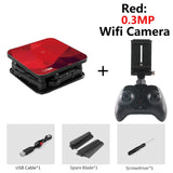 SMRC mini FPV drone for Kids &beginner Glass texture with hd wifi camera pocket Selfie Folding Helicopter for boy birthday gift