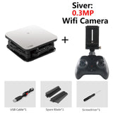 SMRC mini FPV drone for Kids &beginner Glass texture with hd wifi camera pocket Selfie Folding Helicopter for boy birthday gift